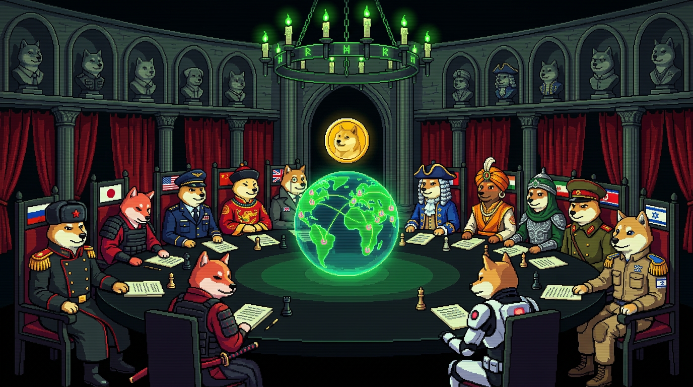 The Council of Twelve — faction leaders from all twelve countries