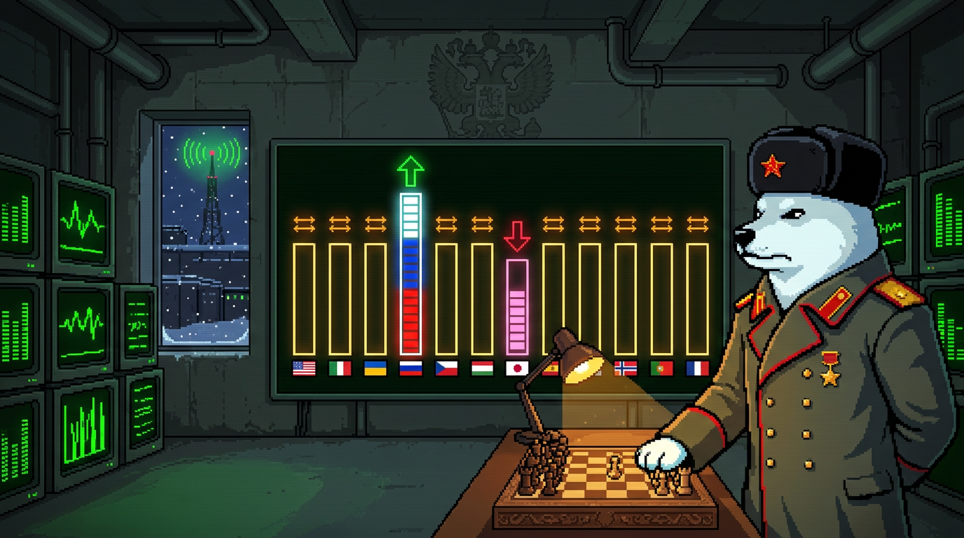 Marshal Viktor Volkov watches the cycle settle